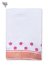 Handloom Cotton Bath Towel With Block Print Border
